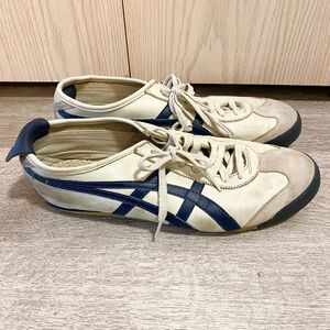 Onitsuka Tiger Size 12.5 Men’s Dirty White Sneakers.